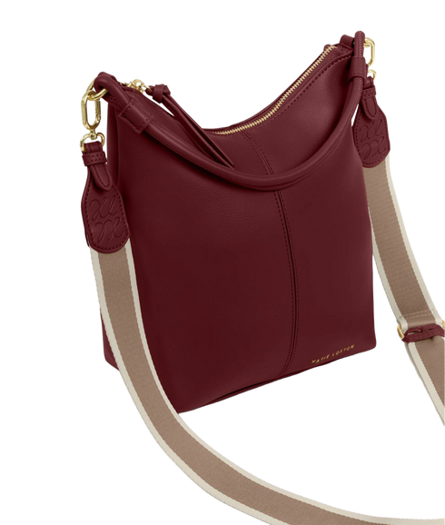 Hallie Satchel Bag - Cherry