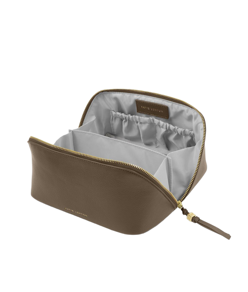 Soho Medium Make Up/Wash Bag - Mink