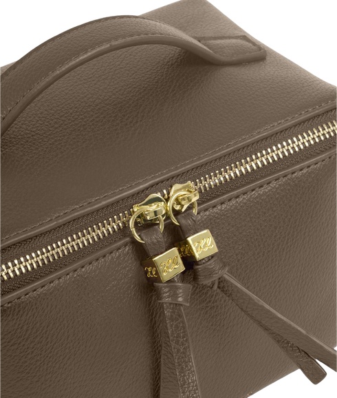 Soho Medium Make Up/Wash Bag - Mink