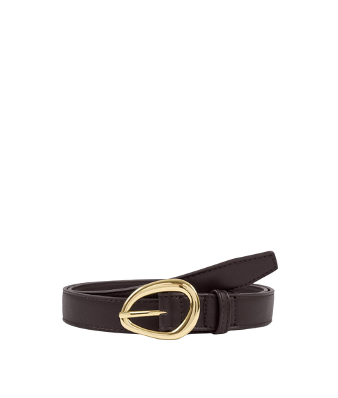 Organic Buckle Belt - Bitter Chocolate
