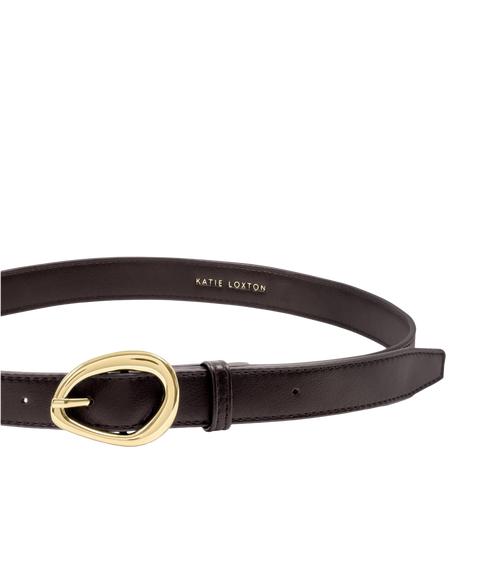 Organic Buckle Belt - Bitter Chocolate