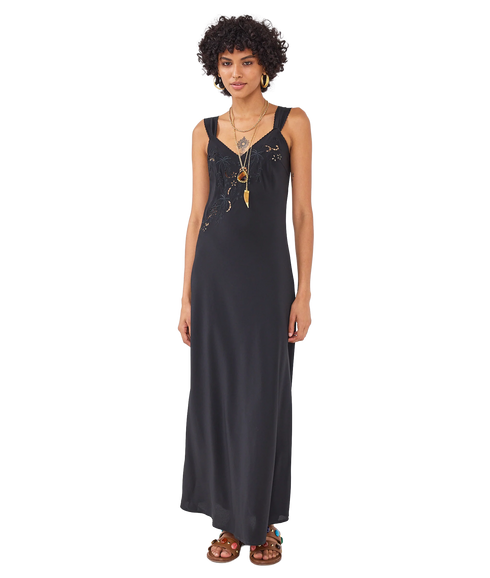 Raye Silk Dress - Black