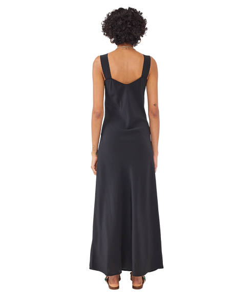 Raye Silk Dress - Black