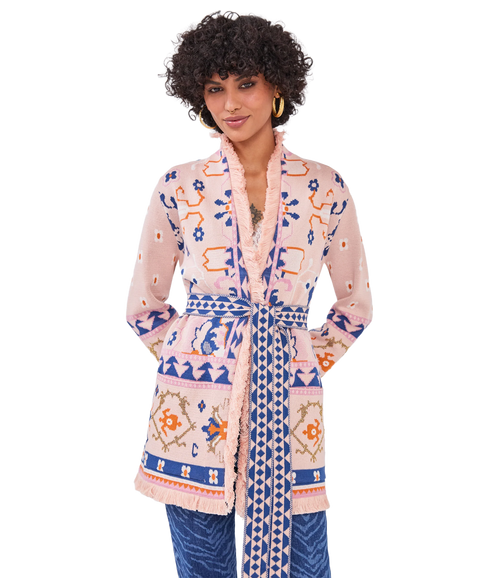 Desert Loom Cardigan - Pink