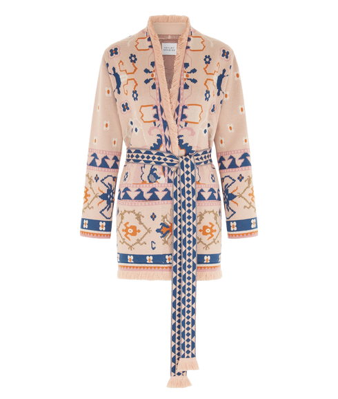 Desert Loom Cardigan - Pink