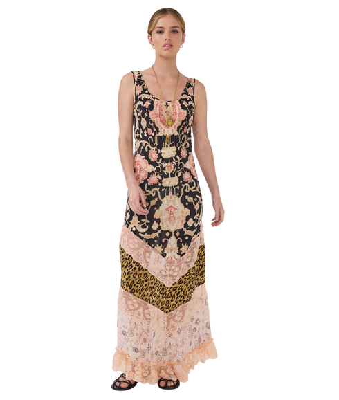 Desert Loom Silk Dress - Multi