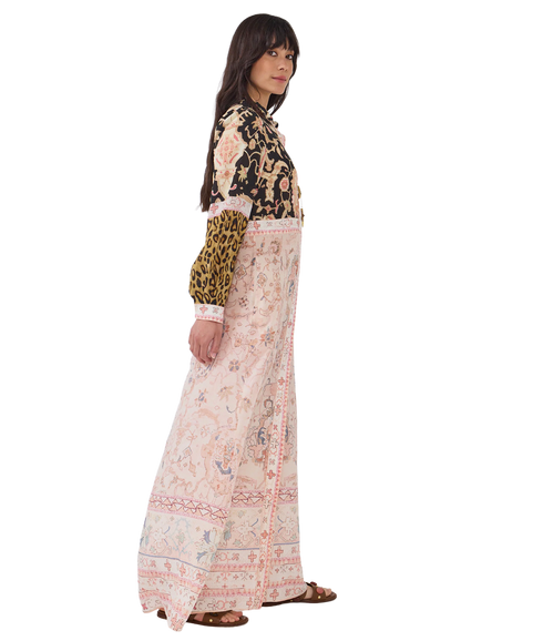 Desert Loom Silk Shirt Dress - Multi
