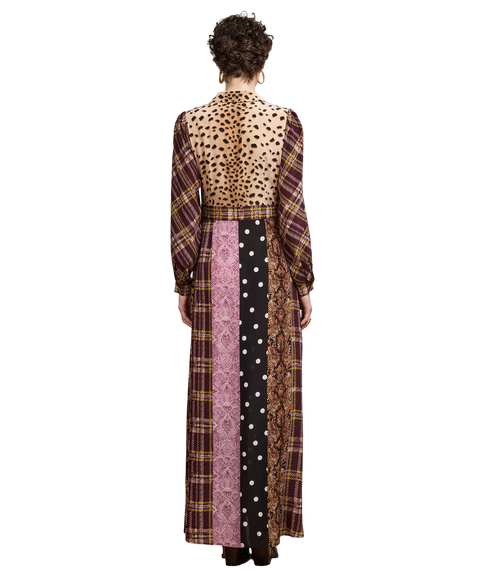 Edie Silk Shirt Dress - Multi