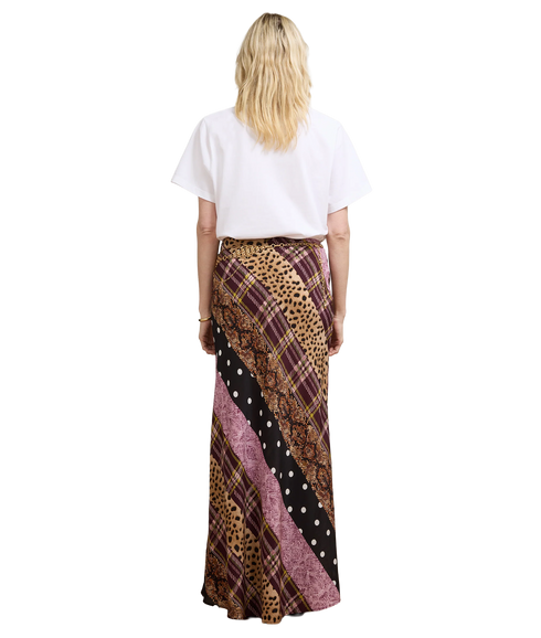 Edie Silk Skirt - Multi