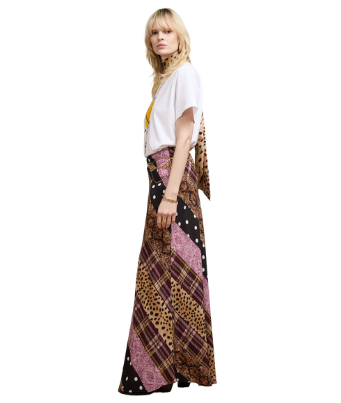 Edie Silk Skirt - Multi