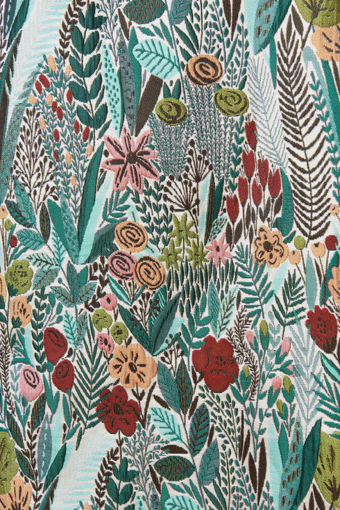 Aubin Jungle Jacquard A- Line Mini Skirt