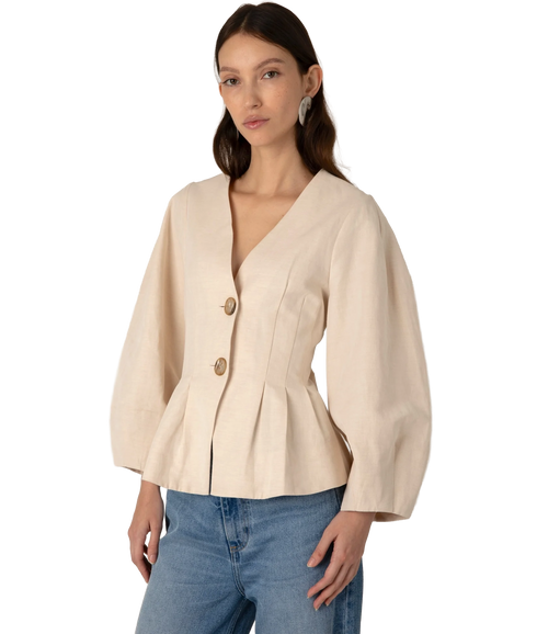 Hazel Jacket - Biscuit