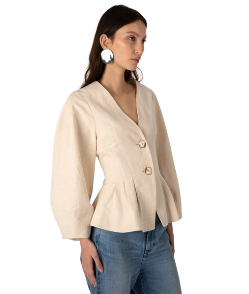 Hazel Jacket - Biscuit