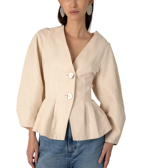 Hazel Jacket - Biscuit