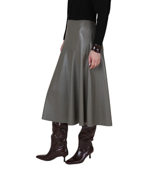 Rana Fit and Flare Skirt - Taupe