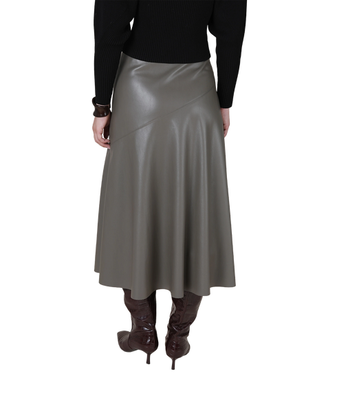 Rana Fit and Flare Skirt - Taupe