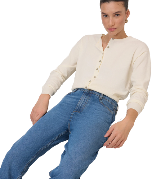 Barrel Leg Jeans - Blue