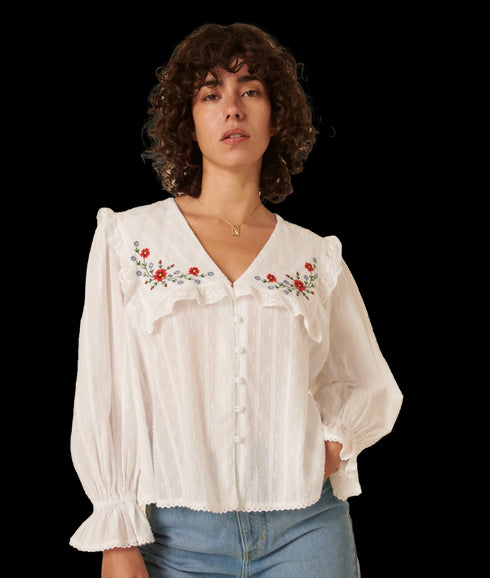 Eloise Blouse - White