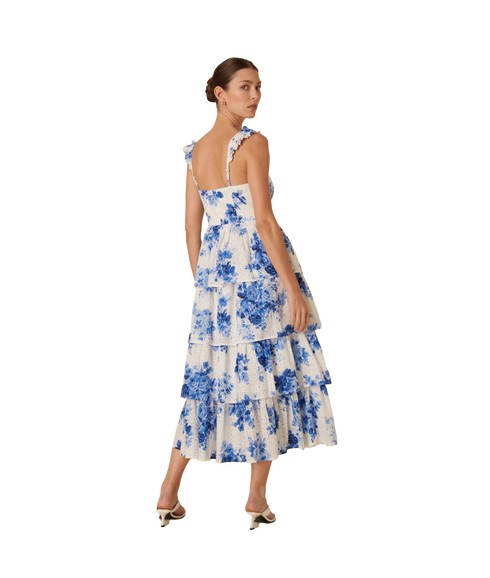 Rhys Midi Dress Francesca Floral - Multi