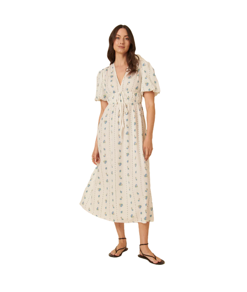 Scottie Midi Dress Chessie Vintage - White