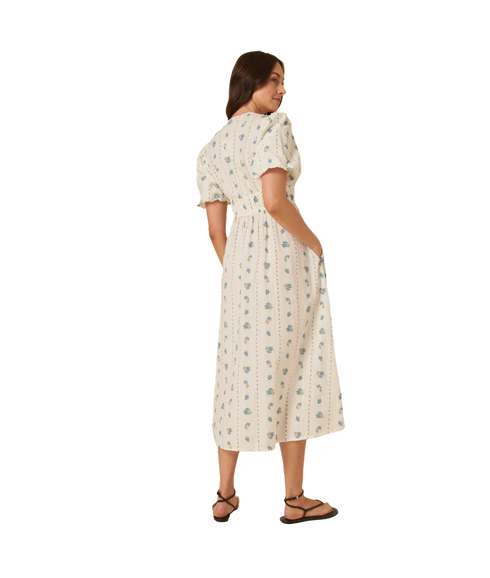 Scottie Midi Dress Chessie Vintage - White