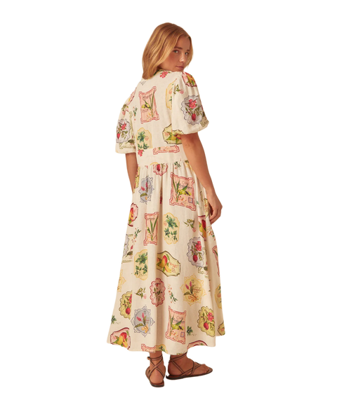 Starlight SS Midi Dress - Multi