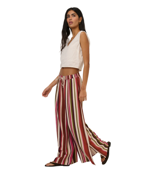Elstow Split Hem Trouser - Multi
