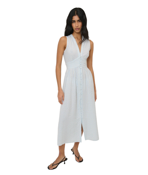 Sleeveless Startlight Midi Dress - Blue
