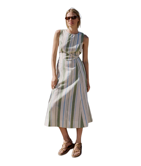 Cedar Midi Dress - White
