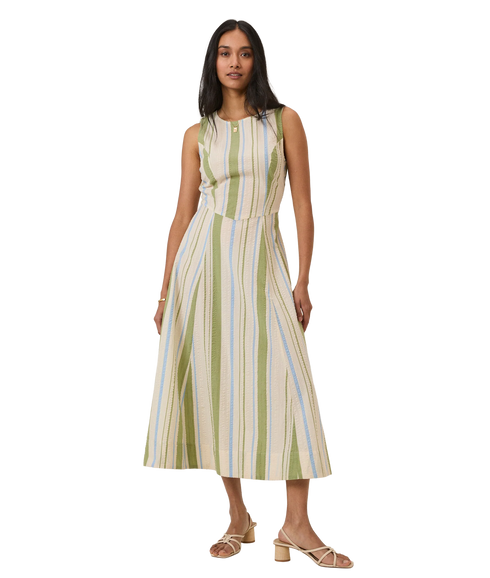 Cedar Midi Dress - White