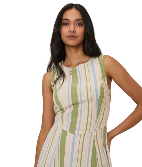 Cedar Midi Dress - White