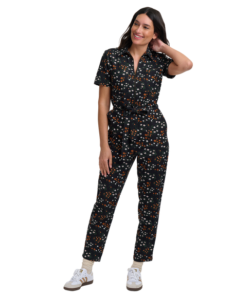 Billy Boilersuit - Black Floral