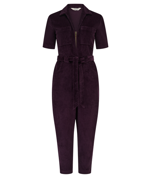 Meredith Boilersuit - Plum