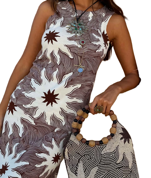 Chocolate Soleil Rib Tank - Chocolate