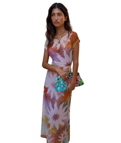 Soleil Luna Mesh Dress - Multi