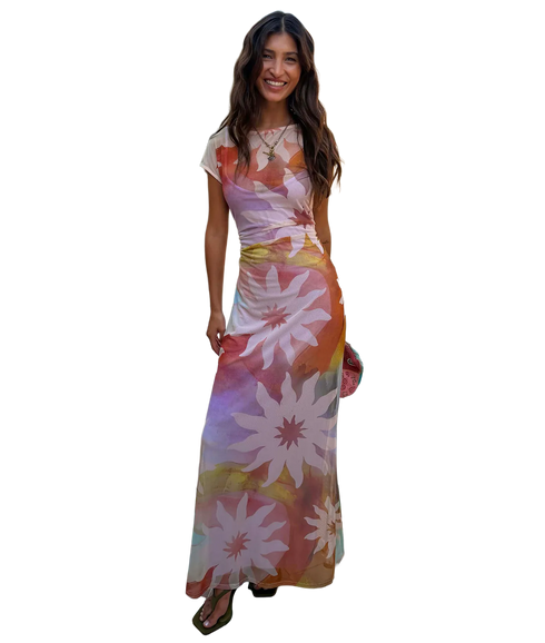 Soleil Luna Mesh Dress - Multi