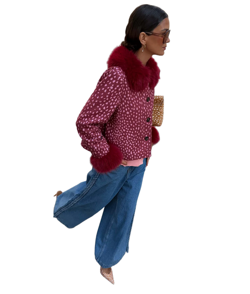 Fawn Jacket - Burgundy