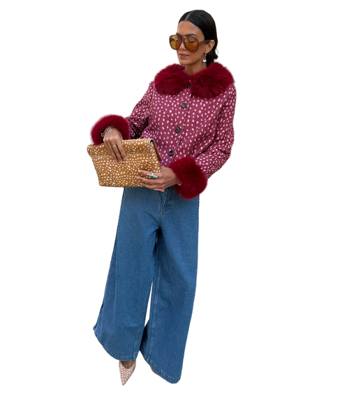 Fawn Jacket - Burgundy