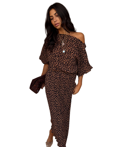 Tilly Dress - Leopard