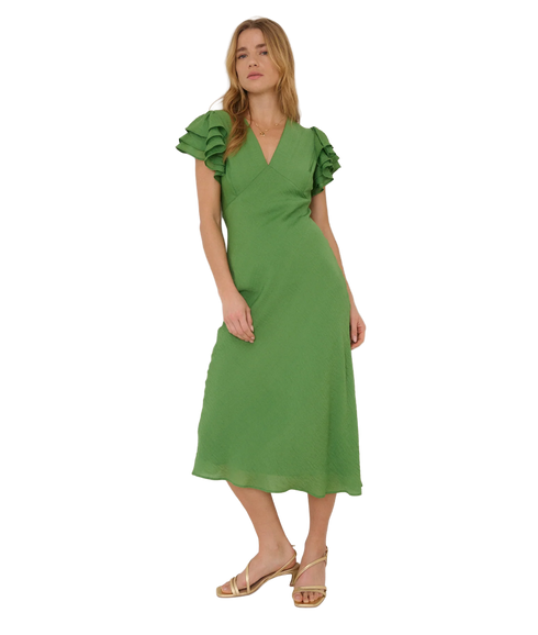 Layla Midi Dress - Green