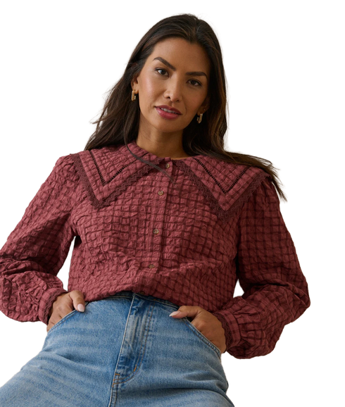 Allegra Blouse - Red
