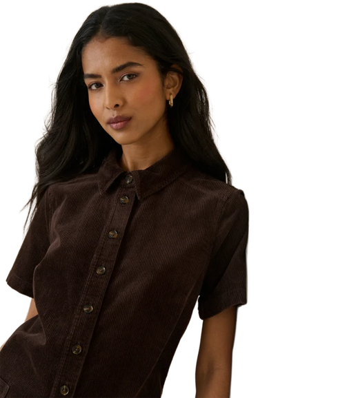 Lucy Cord Mini Dress - Brown