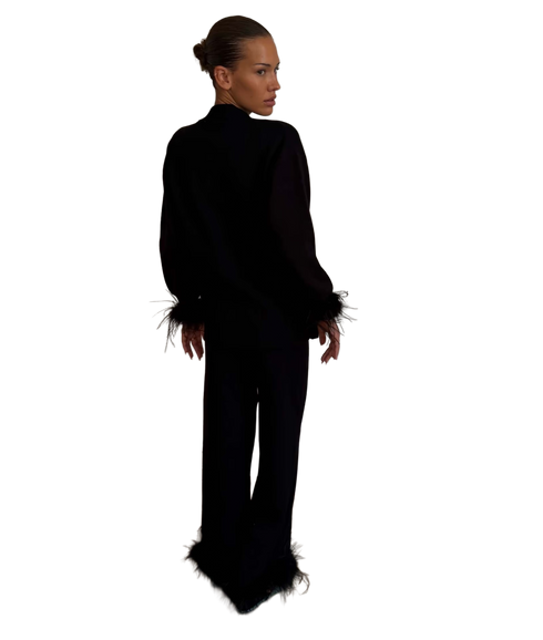 Feather Martha Cardgian - Black