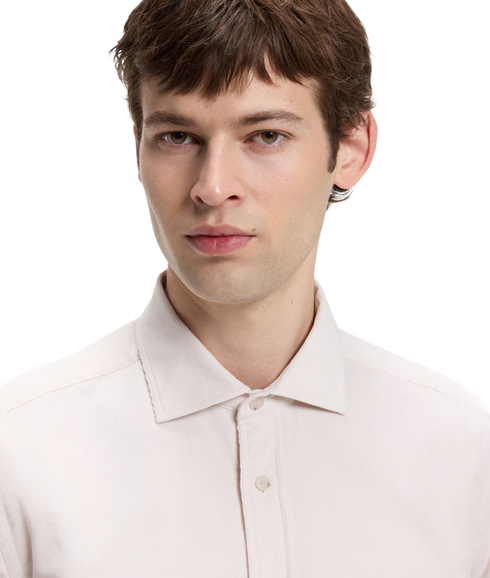 Liam Long Sleeve Shirt - Open White