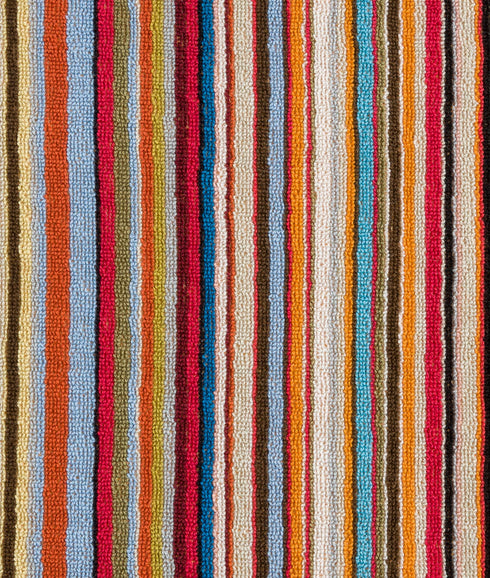 Towel Medium Sig Strp - Multi Coloured
