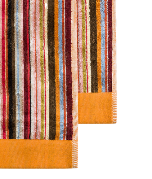 Towel Medium Sig Strp - Multi Coloured