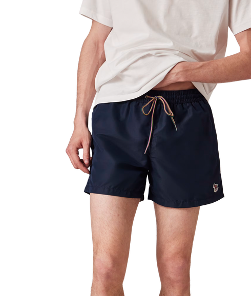 Zebra Swim Shorts - Navy