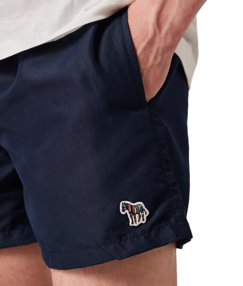 Zebra Swim Shorts - Navy