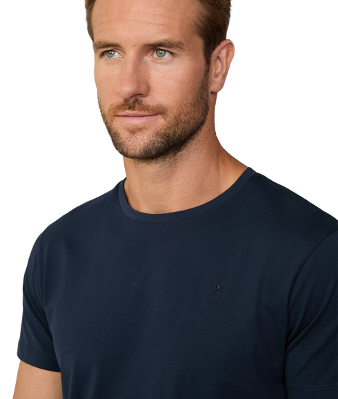 Pima Cotton Tee - Navy