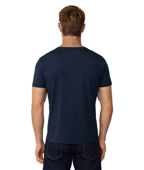 Pima Cotton Tee - Navy